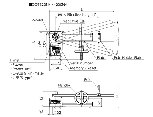 Torque Wrench Tester - DOTE4 / DOTE4-G